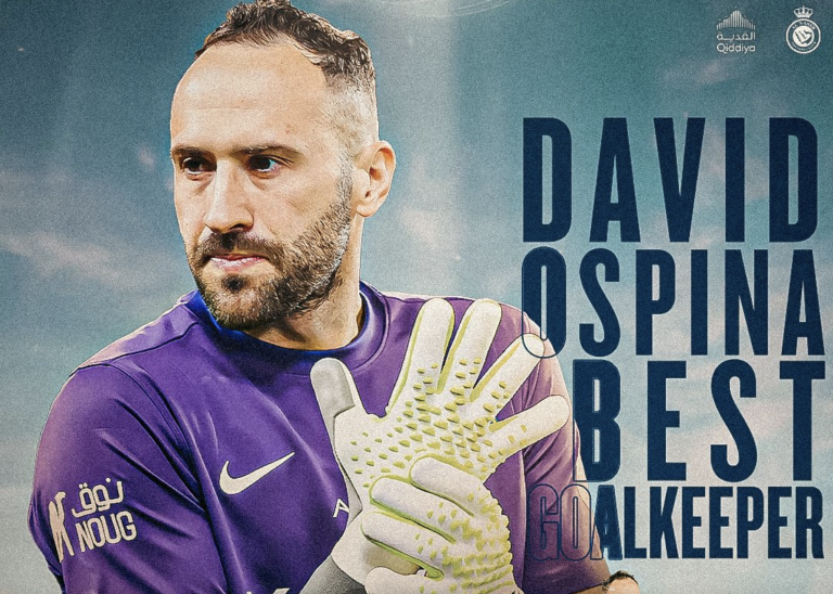 David Ospina, el mejor portero de abril en Arabia